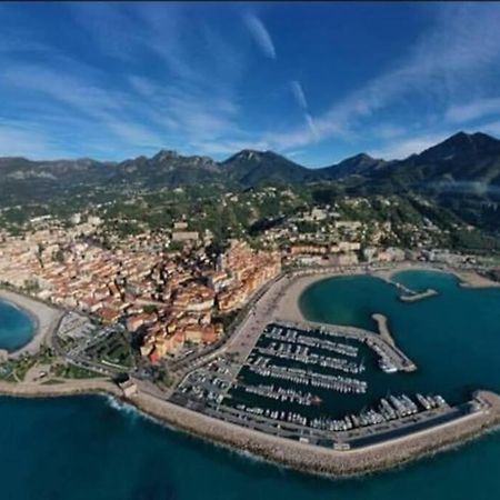 Le Lodge, T2 Classe 3 Etoiles Avec Jardin, Parking, Piscine & Mer A 2 Pas Menton Exterior photo