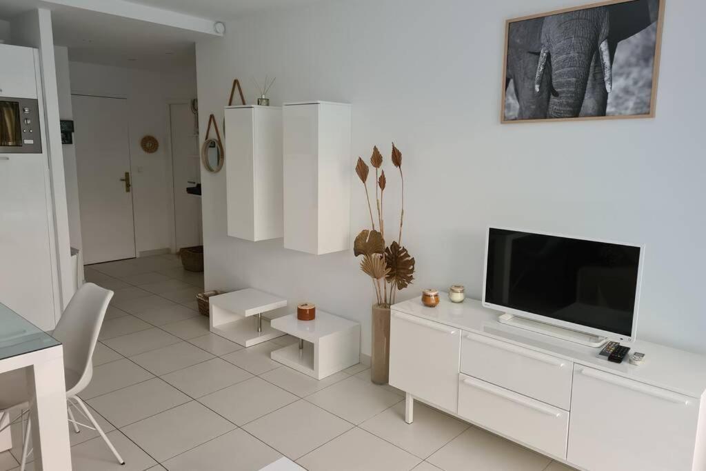 Le Lodge, T2 Classe 3 Etoiles Avec Jardin, Parking, Piscine & Mer A 2 Pas Menton Exterior photo